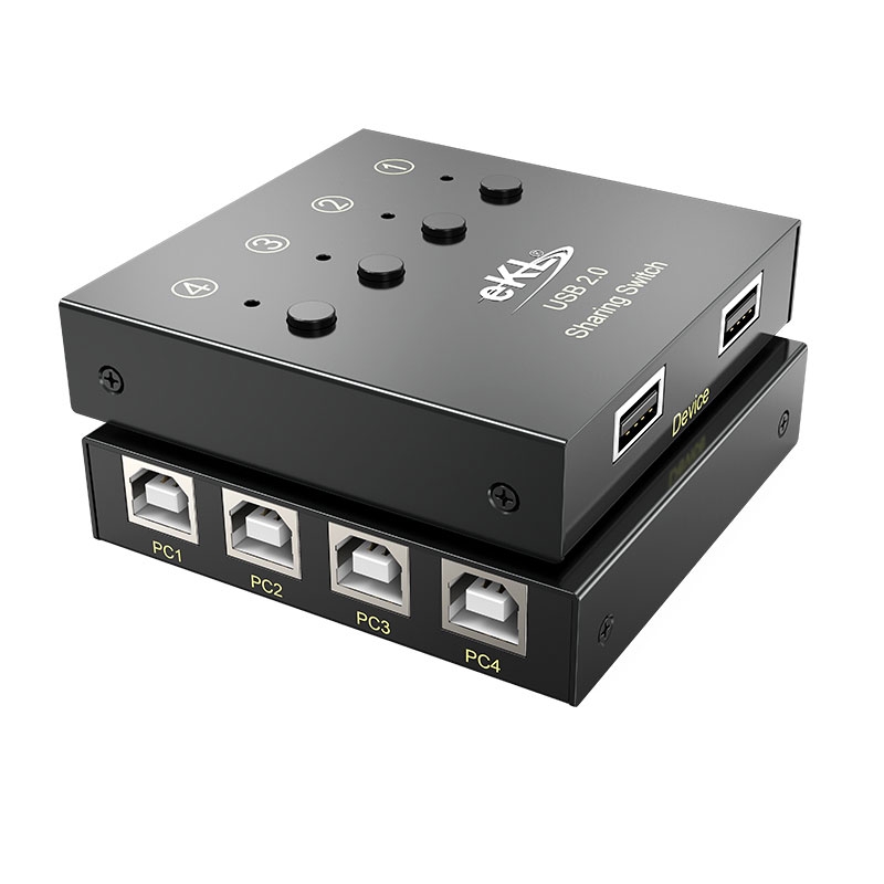 USB2.0打印机共享器4进2出04U