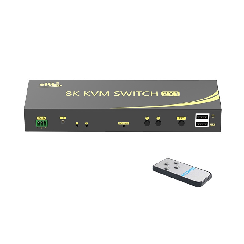 8K 2进1出HDMI2.1 KVM切换器21HK2.1