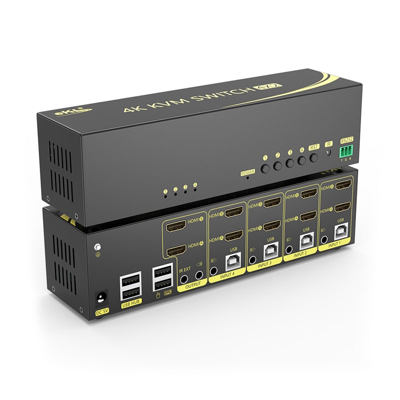 HDMI2.0 KVM切换器4进2出412HK