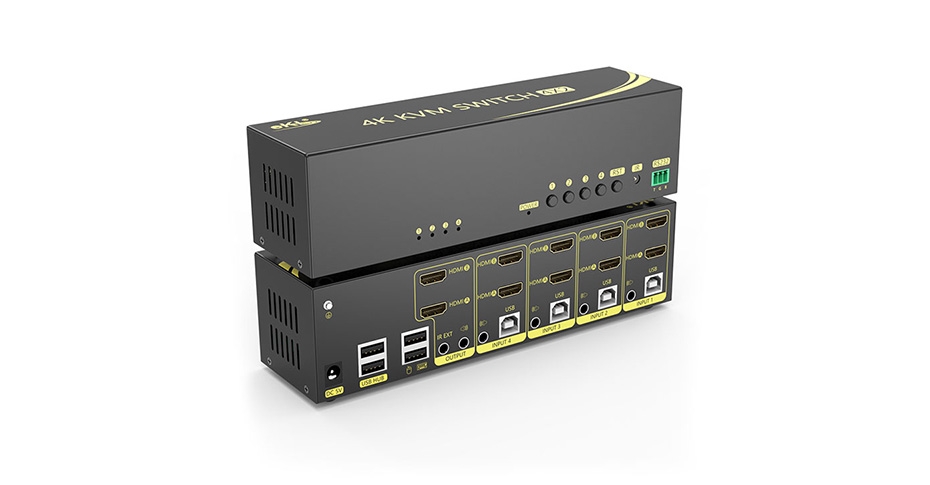 HDMI2.0 KVM切换器4进2出412HK使用说明书下载