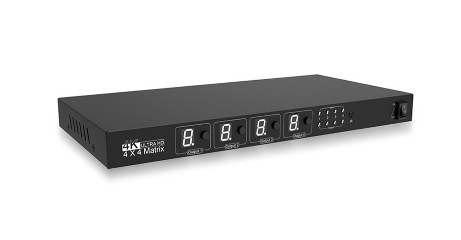 HDMI矩阵4进4出414H RS232控制代码下载