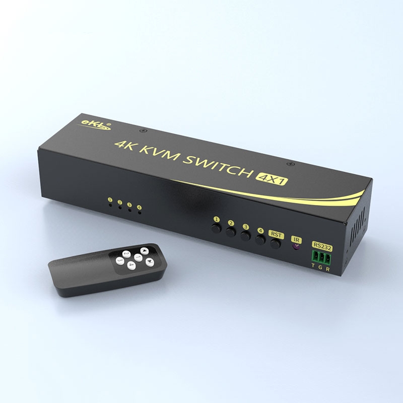 cq9电子平台网站 4K 4进1出HDMI KVM切换器41HA