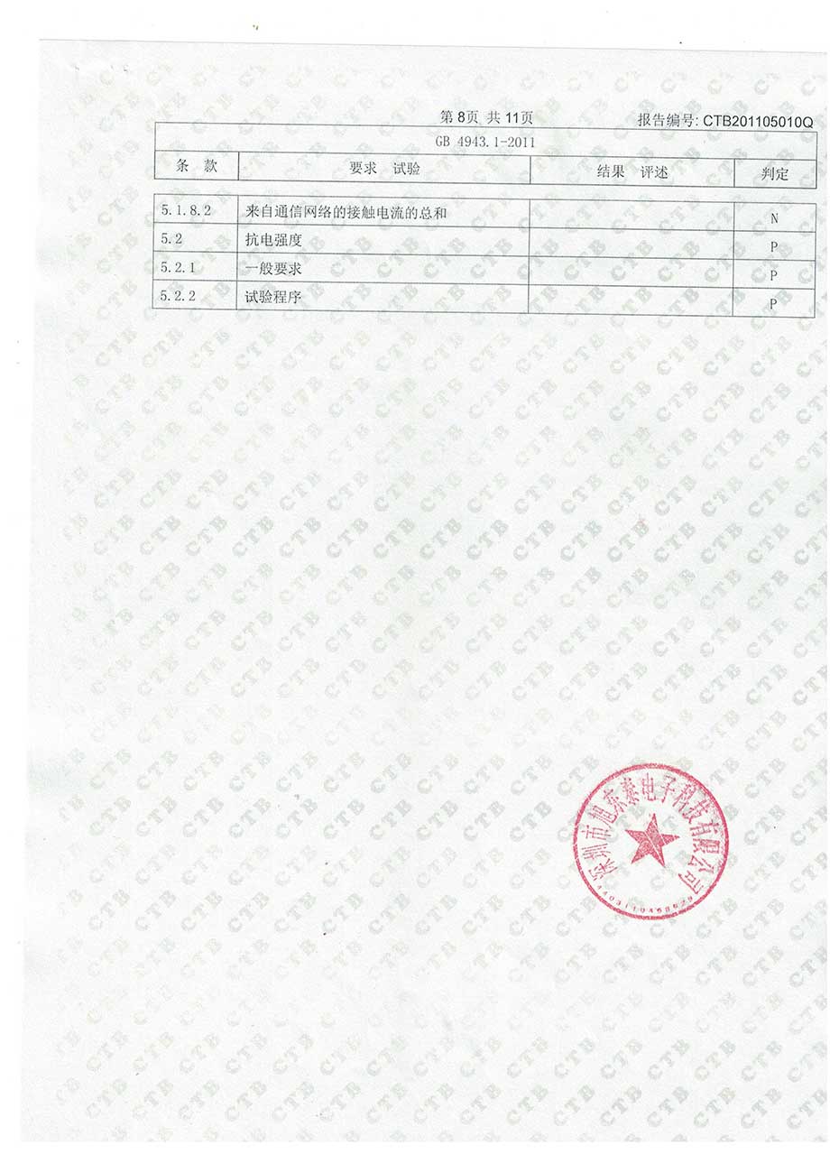HDMI KVM切换器检测报告检测项目页面4