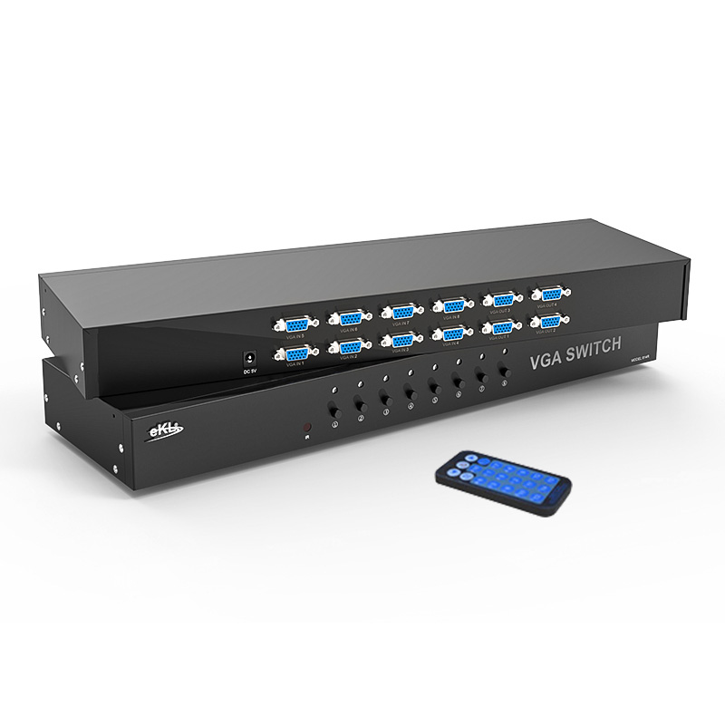 【新】cq9电子平台网站VGA切换器8进4出814R