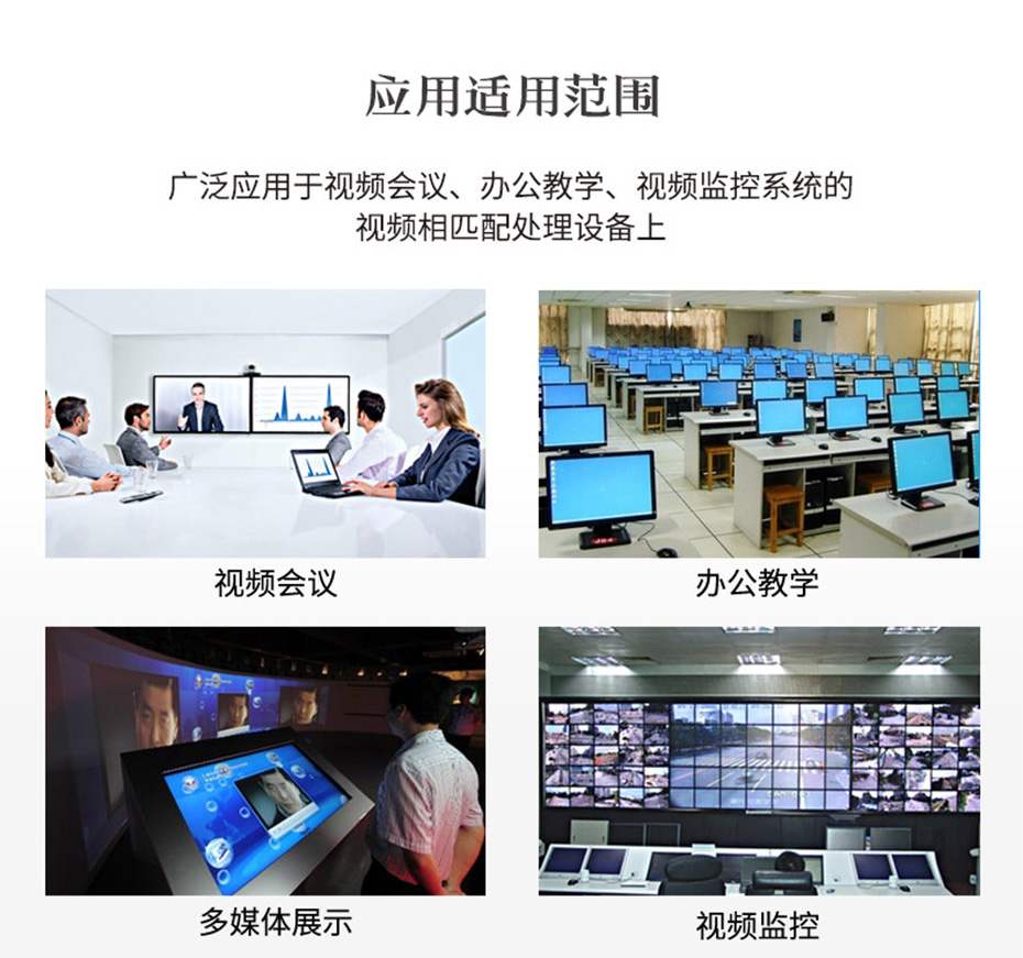 cq9电子平台网站 VGA高频分配器1分4/1进4出/一进四出94H部分应用场景