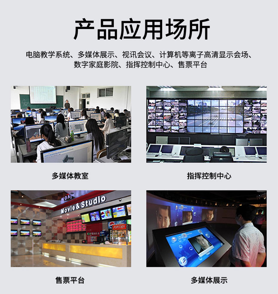 20千米DVI光端机部分应用场景 20千米DVI光端机部分应用场景