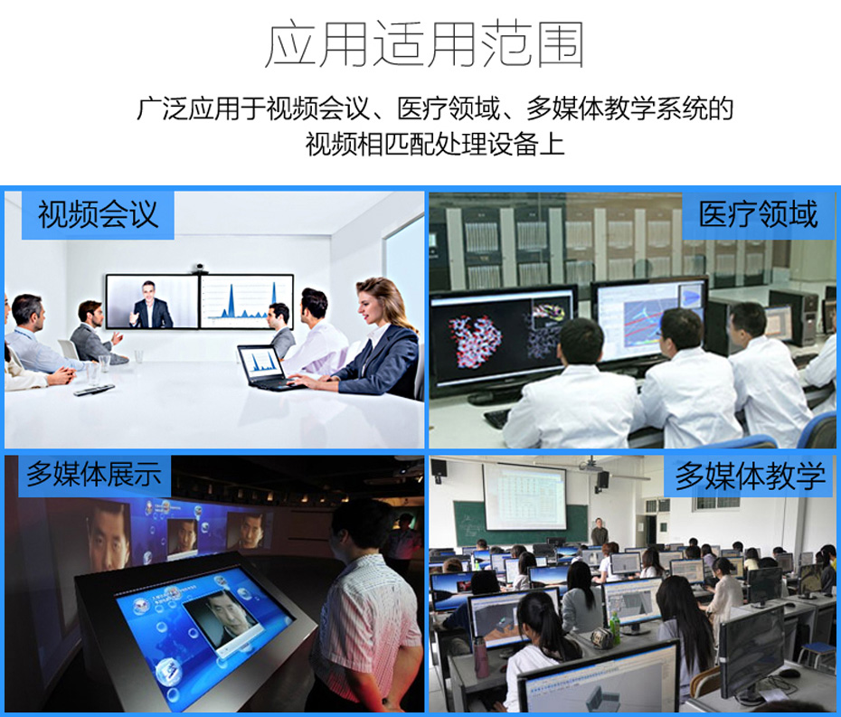 VGA高频分配器1分4 H604应用场景