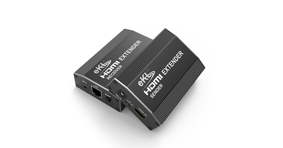 HDMI单网线延长器HE120连接使用图文教程