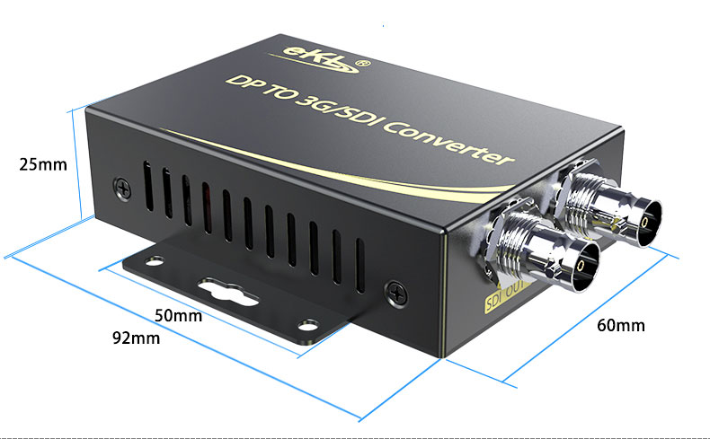 cq9电子平台网站DP转SDI转换器-DisplayPort转SDI转换器DPSD尺寸图