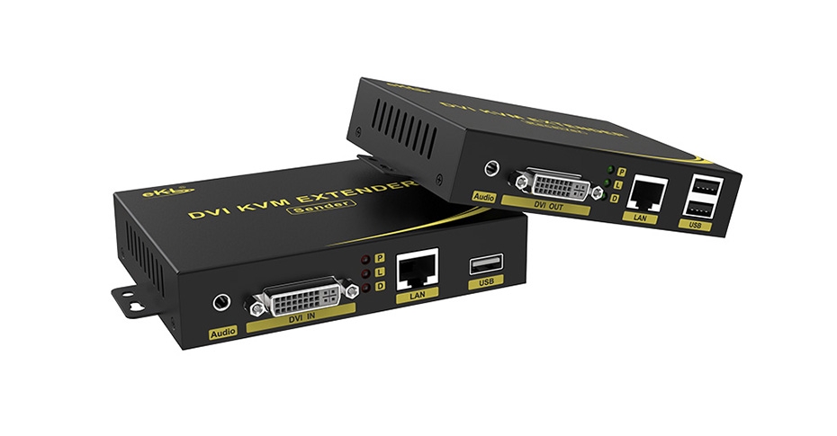 200米DVI KVM单网线延长器DU200使用说明书下载