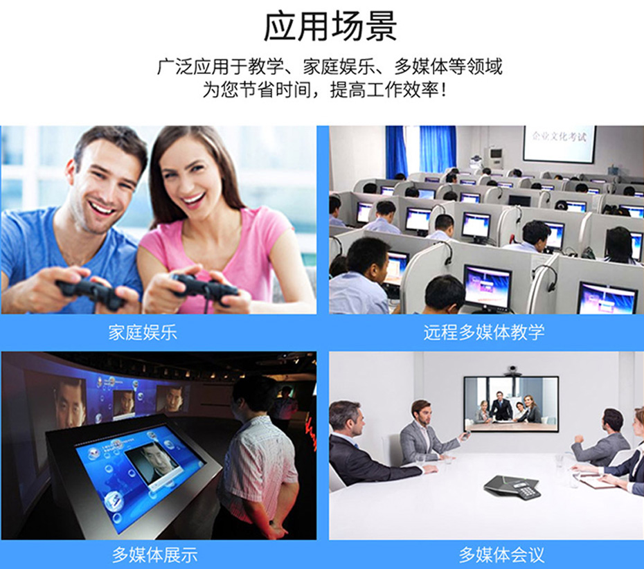 家用hdmi分配应用场景器1分2HD102