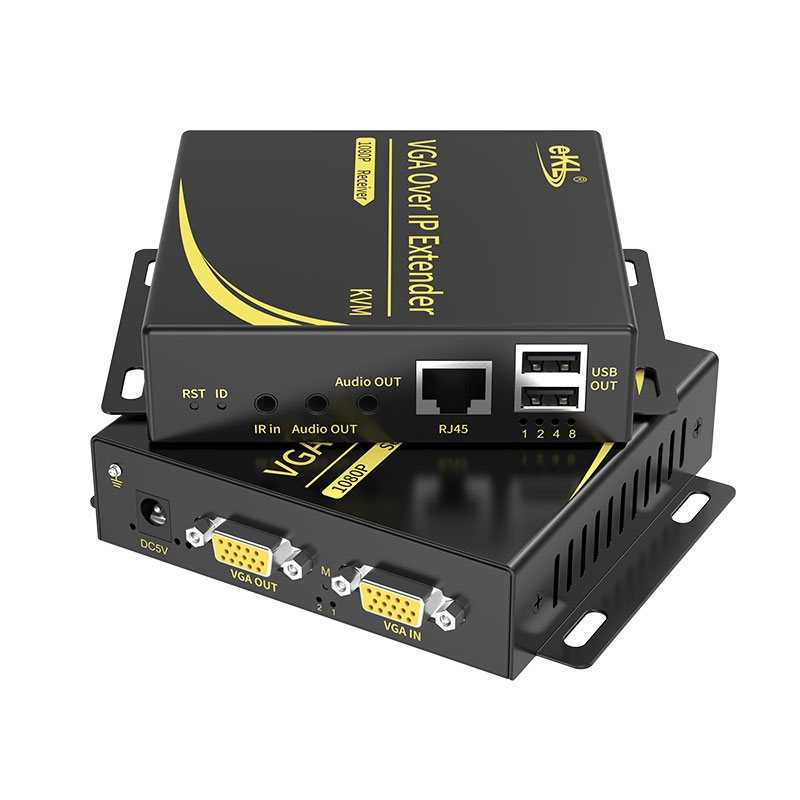 300米VGA KVM网线延长器KU300-1对1-1对多