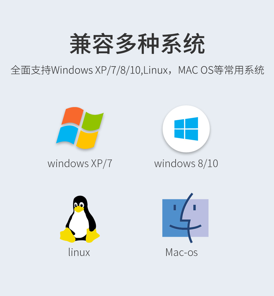 USB3.0打印机共享器1拖2 SH02兼容主流操作系统：Windows、Linux、Mac-OS