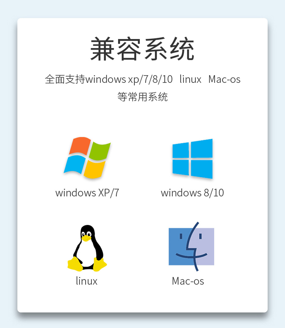 USB共享器U404兼容Win7/8/10、Linux、Mac-OS等常用操作系统